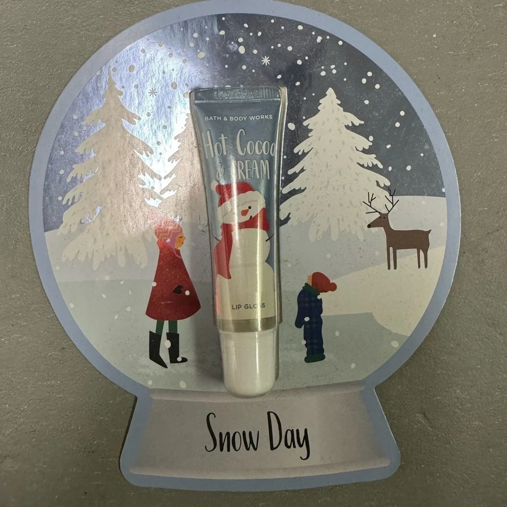 Bath & body works Hot Cocoa & Cream lip gloss